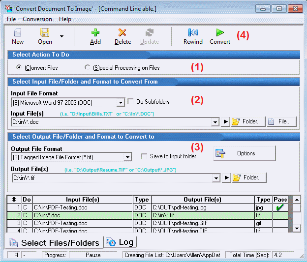 Quick Start - How to Convert Files